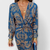 Milada - Vestido Elegante com Mangas Longas