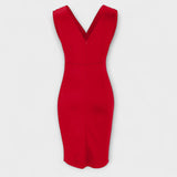 Desi - Vestido com Decote em V e Fenda