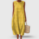 Cátia - Vestido de Algodão Elegante