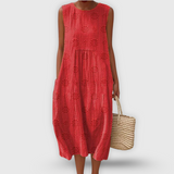 Cátia - Vestido de Algodão Elegante