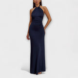 Lagune - Slinky Halter Maxi Vestido