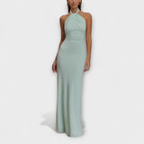 Lagune - Slinky Halter Maxi Vestido