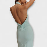 Lagune - Slinky Halter Maxi Vestido