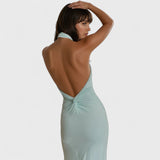 Elyna - Vestido com Decote Halter