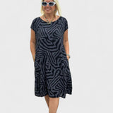 Eva - Vestido de Verão com Decote Redondo