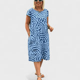 Eva - Vestido de Verão com Decote Redondo