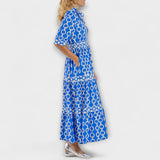 Ester - Vestido com Padrão de Corrente