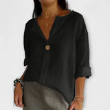 Célia - Blusa de Linho Casual