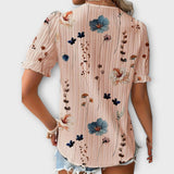 Emily - Blusa de moda com decote em V