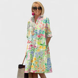 Augusta - Vestido Floral Premium