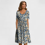 Simone - Vestido Elegante Floral