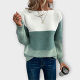 Clara - Suéter de patchwork elegante em três cores