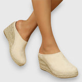 Sienna – Espadrilhas de salto bloco