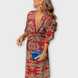 Milada - Vestido Elegante com Mangas Longas