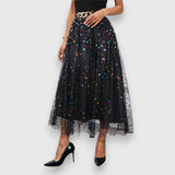 Leonie – Saia colorida com bolinhas