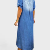Mirka - Vestido de Verão em Estilo Denim
