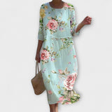 Miranda - Vestido maxi floral elegante