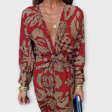 Milada - Vestido Elegante com Mangas Longas