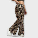 Calças Bootcut Leopardí