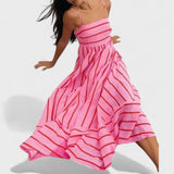 Rosa - Vestido de Verão Descontraído