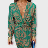 Milada - Vestido Elegante com Mangas Longas