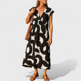 Sónia - Vestido Fluido com Decote em V