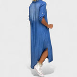 Mirka - Vestido de Verão em Estilo Denim