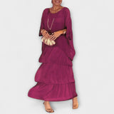 Evelyn - Vestido de chiffon elegante