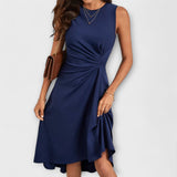 Kimberly – vestido mini azul, simples