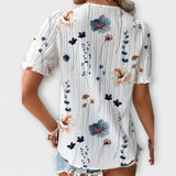 Emily - Blusa de moda com decote em V