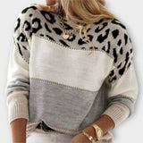 Cheyenne - Sweater Casual com Design de Leopardo