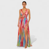 Lucie - Vestido Maxi Pintado