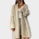 Euphemia - Cardigan de malha longo