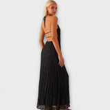 Adeline - Vestido Longo com Decote Halter