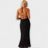 Adeline - Vestido Longo com Decote Halter