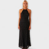 Adeline - Vestido Longo com Decote Halter