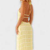 Adeline - Vestido Longo com Decote Halter