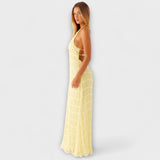 Adeline - Vestido Longo com Decote Halter