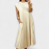 Zairelle – Vestido plissado elegante