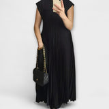 Zairelle – Vestido plissado elegante
