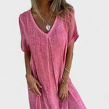 Ester - Vestido com Decote em V