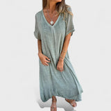 Ester - Vestido com Decote em V