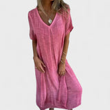 Ester - Vestido com Decote em V