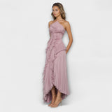 Elisia - Vestido longo elegante sem mangas