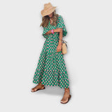 Dana – Vestido Geométrico Elegante