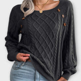 Malia - Sweater tricotado com botões