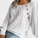 Malia - Sweater tricotado com botões