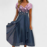 Lara - Vestido de noite em chiffon para senhora