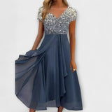 Lara - Vestido de noite em chiffon para senhora