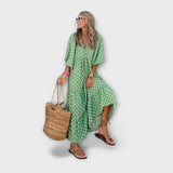 Dana – Vestido Geométrico Elegante